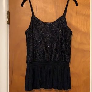 Express sparkly top